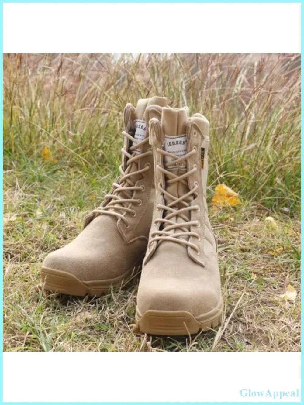 Military Tactical Boots Side Zipper Puncture Resistant Suede Hiking